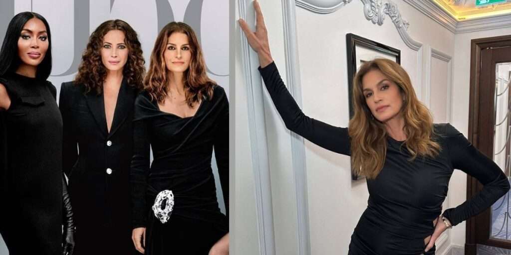 Cindy Crawford Stuns in Little Black Dress, Proving She's Still a Runway Icon at 57
