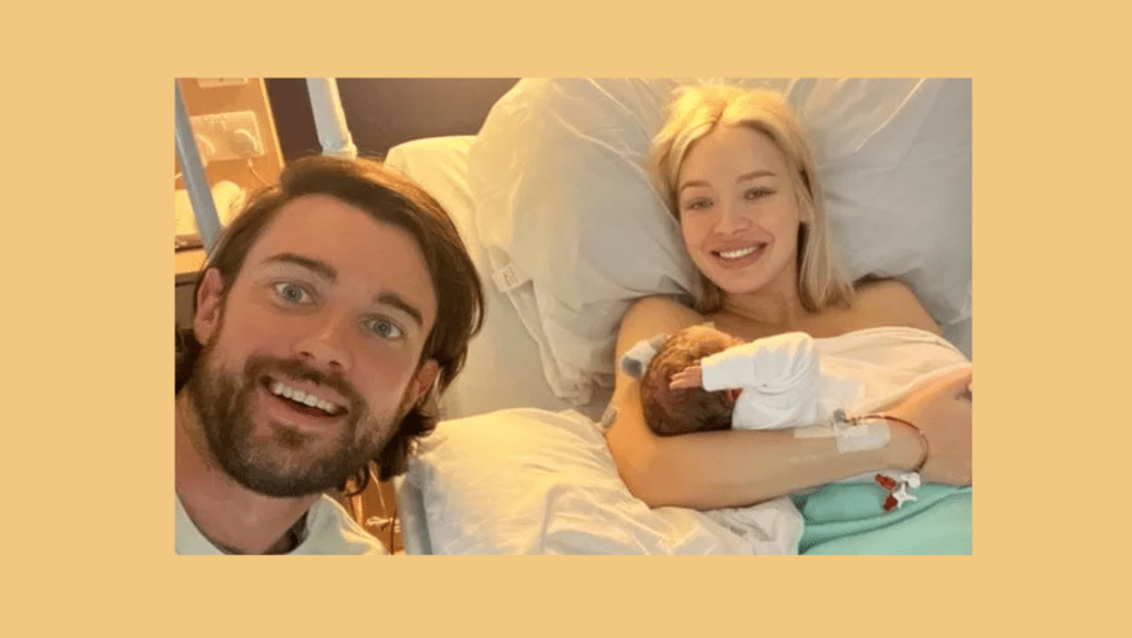 Jack Whitehall Shares First Picture of Newborn Baby Girl