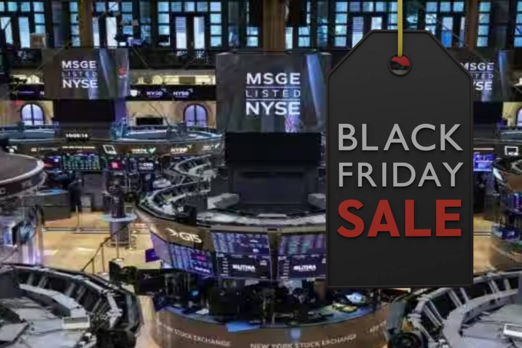 Minor Decline in US Stocks After Historic $9.8 Billion Black Friday Sales