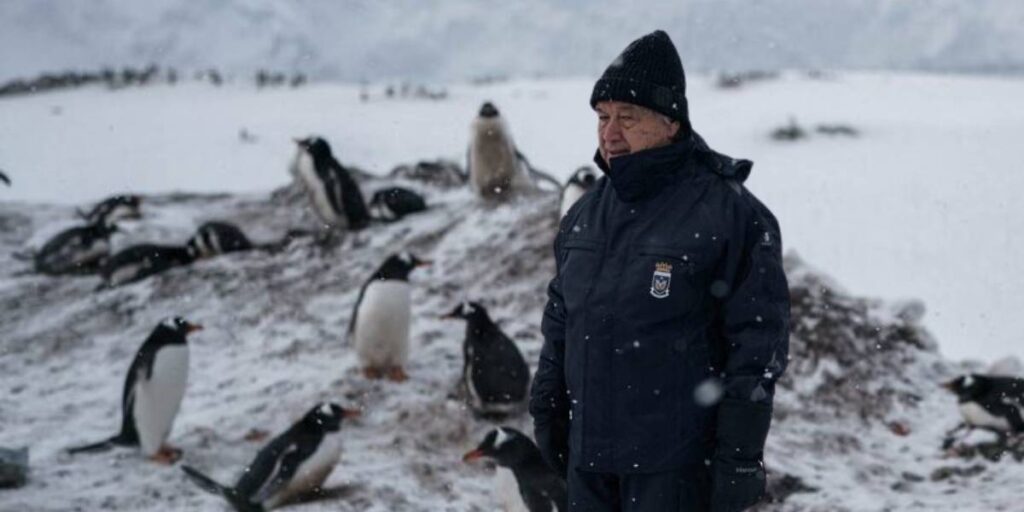 UN Chief Urges Urgent Action on Climate Change During Antarctic Visit Ahead of COP28