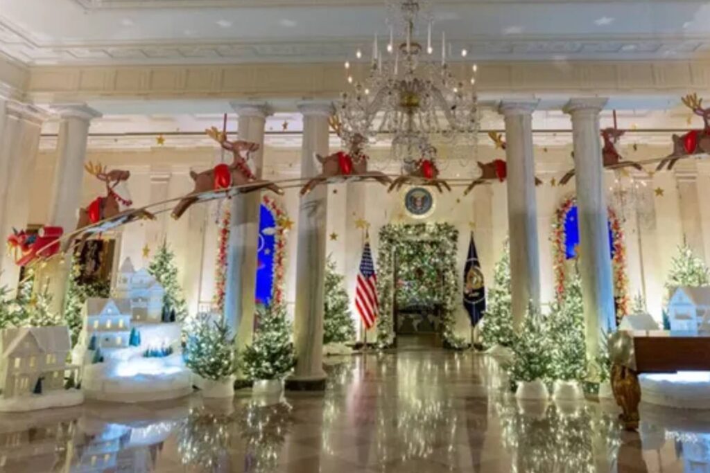 White House Shines with Holiday Magic: First Lady Jill Biden Reveals Enchanting Decor