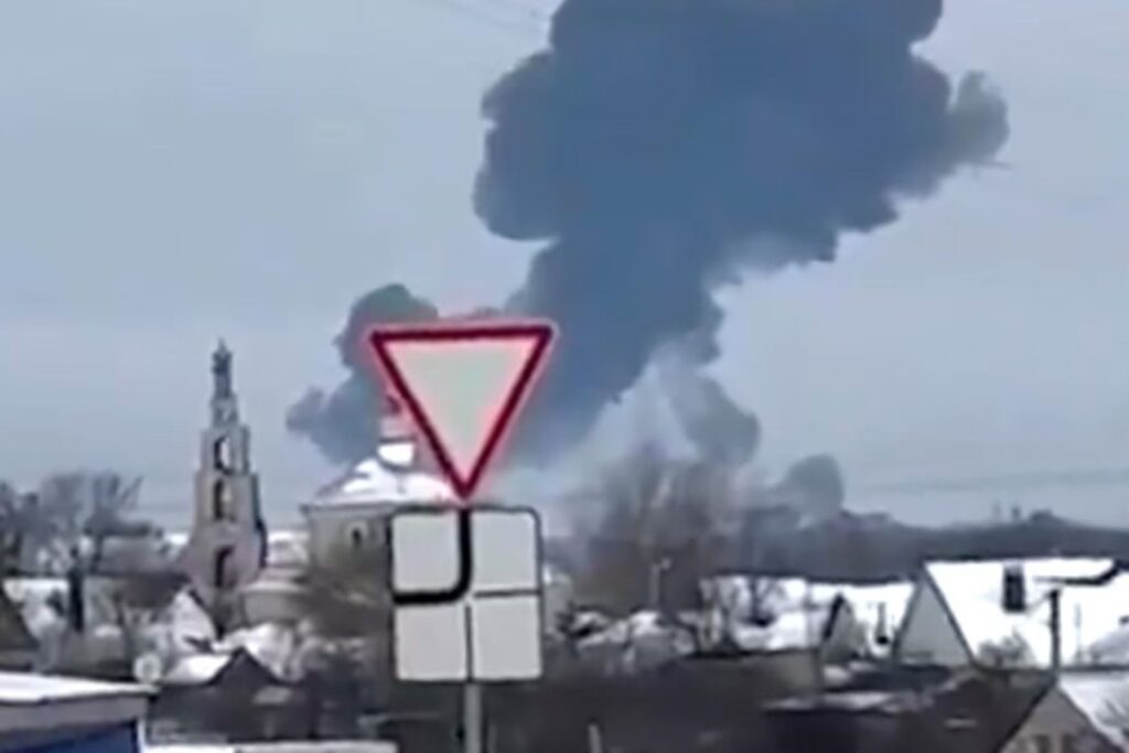Russian Military Transport Plane Crash 